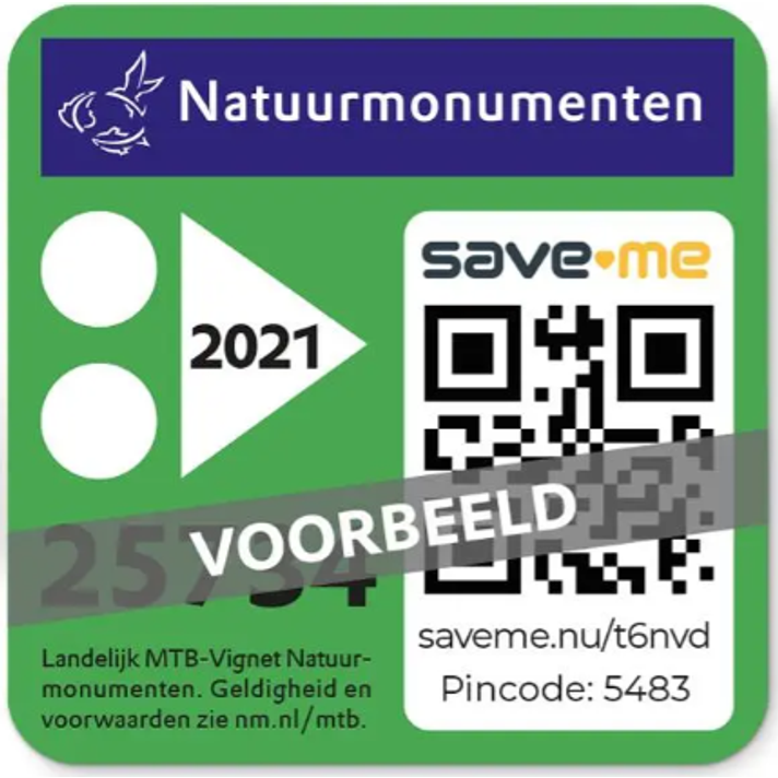 12GO 12GO Mountainbike Vignet Natuurmonumenten 2021  