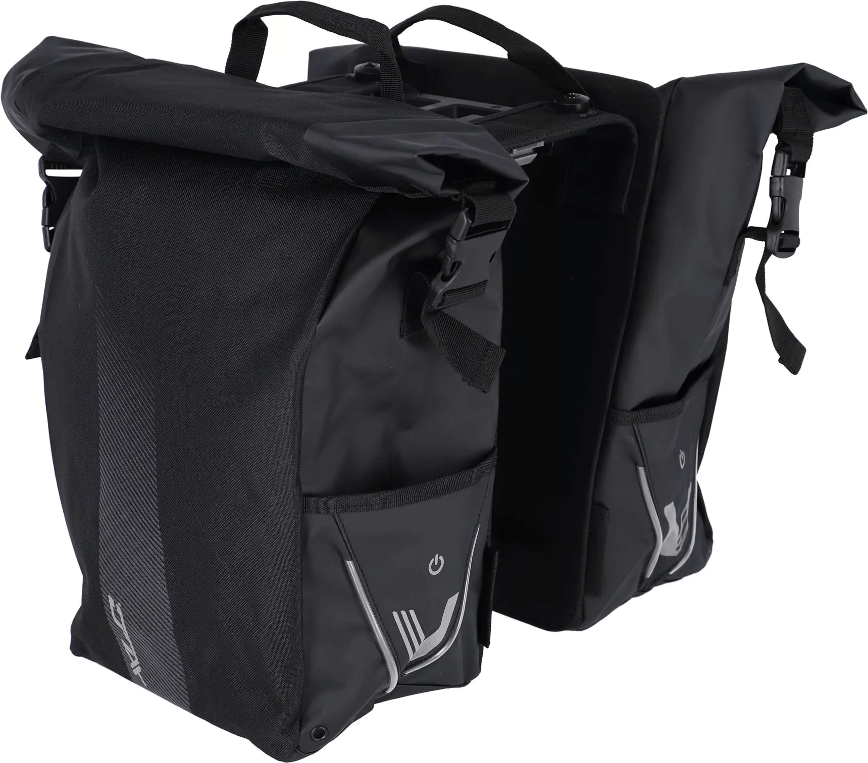 XLC V-Light Rolltop Dubbele Fietstas  