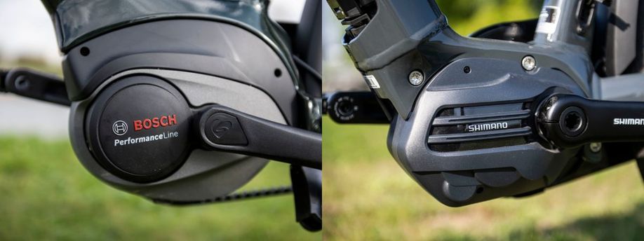 Bosch en Shimano middenmotor