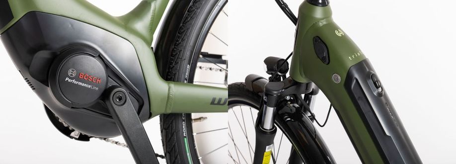 Winora Tria 10 Bosch onderdelen middenmotor en accu