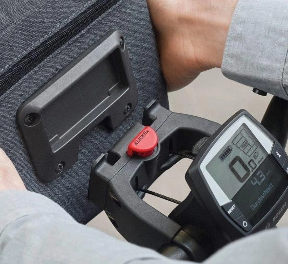 Fietstas op stuur KlickFix systeem