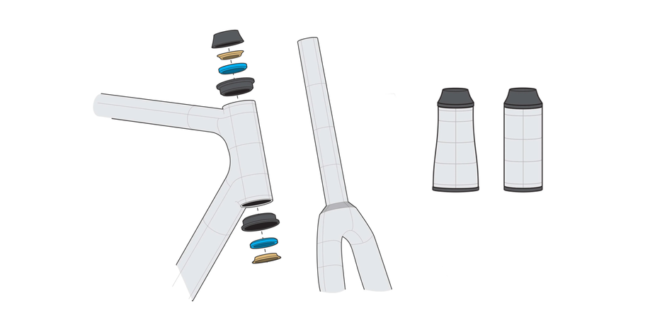 Semi-geintegreerd balhoofd