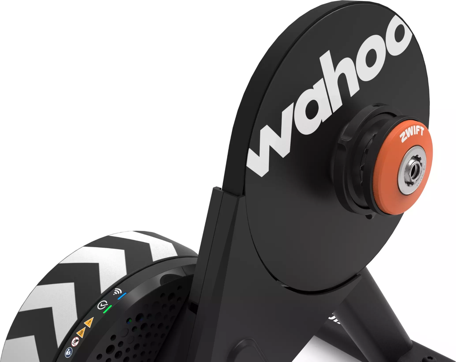 Wahoo Kickr Core met Zwift Click &amp; Cog erop