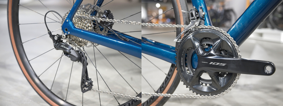 Shimano 105 op Trek Domane SL 5 Gen 4