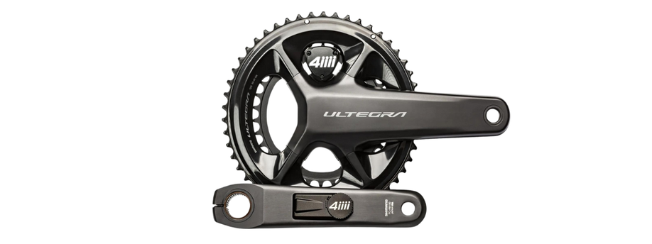 Ultegra 4iiii powermeter crankstel met kleine 4iiii crankarm ervoor