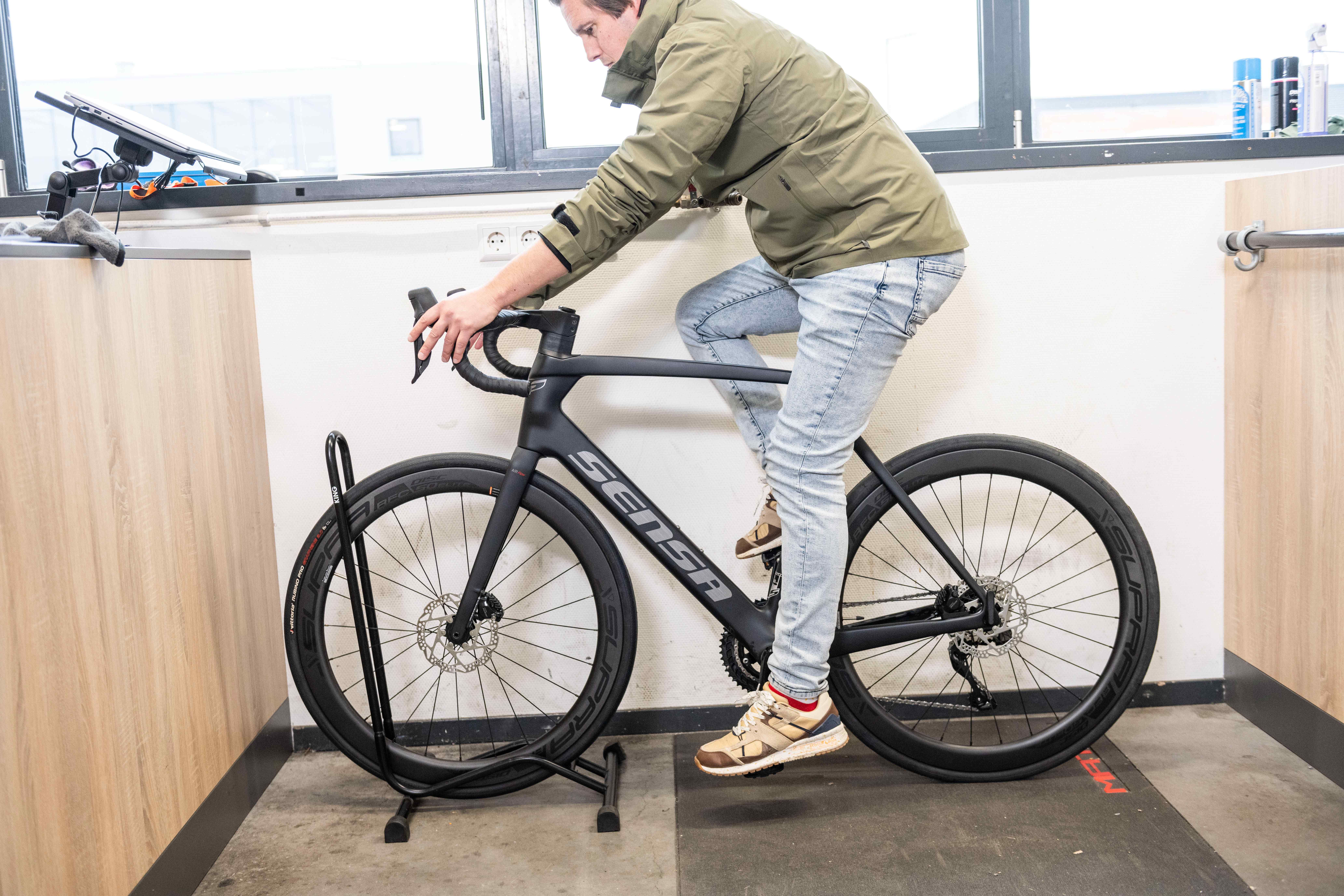 Fietspositie aanvoelen