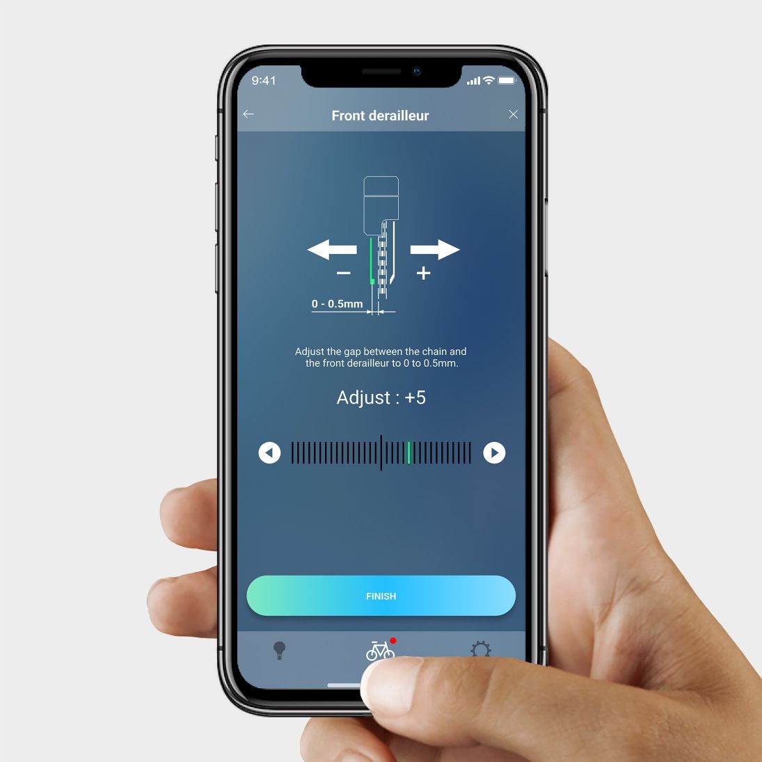 Shimano e-Tube app instellingen