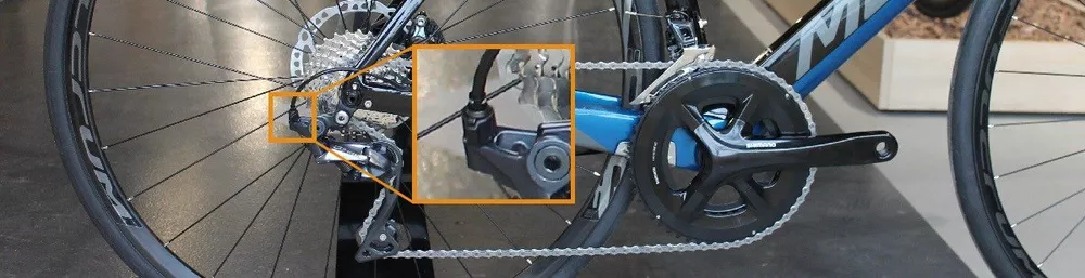 Stelnippel van de achterderailleur