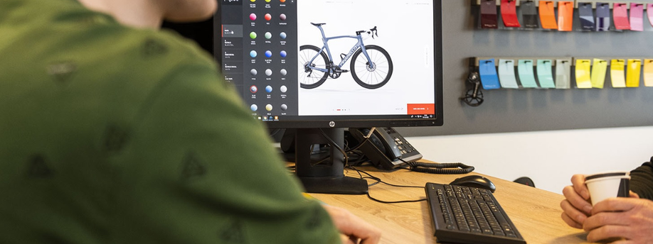 Custom racefiets samenstellen 