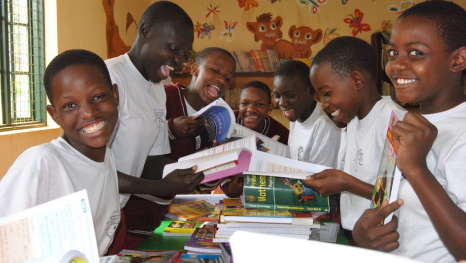 Boeken voor kinderen in Oeganda