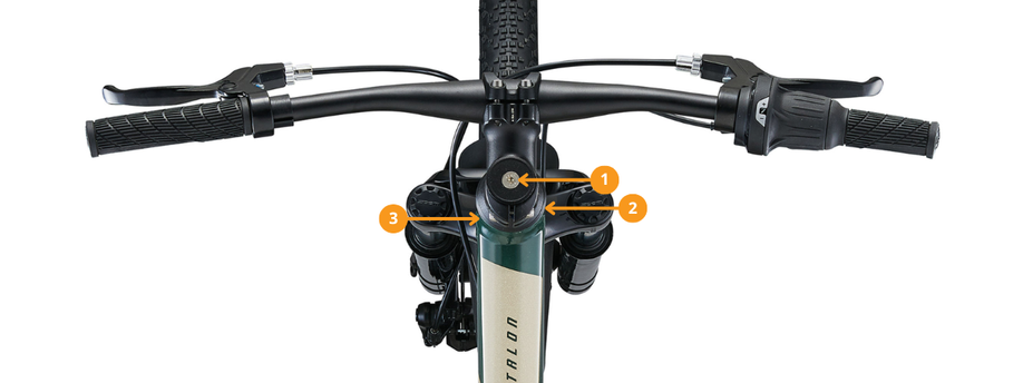 Stuur sportieve kinderfiets verstellen