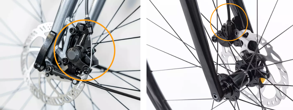 Verschil herkennen tussen hydraulische en mechanische schijfrem