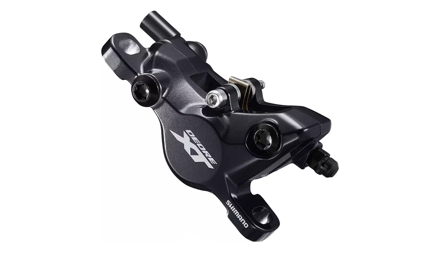 Remklauw van Shimano Deore XT voor een witte achtergrond