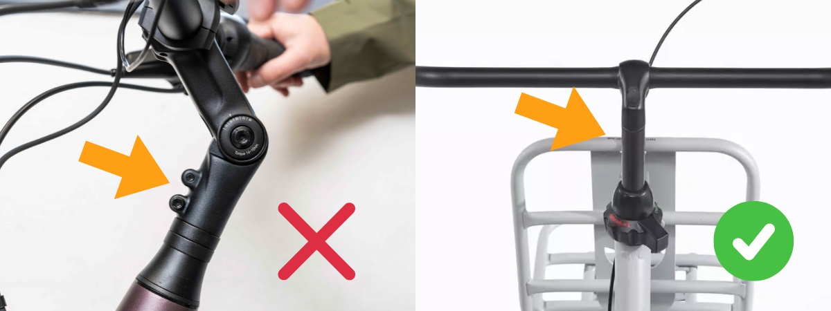 Stuurhoogte (elektrische) fiets aanpassen