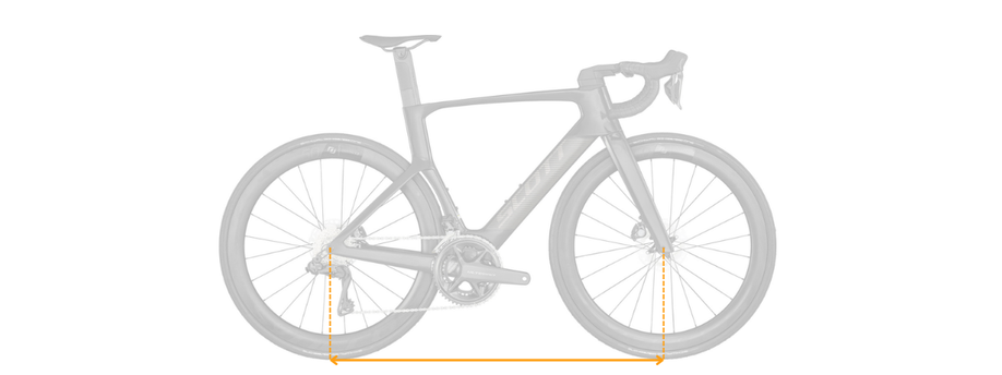 Wielbasis Racefiets Geometrie