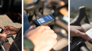 Garmin Edge 550, Garmin Edge 850 en Wahoo Elemnt Ace in gebruik door verschillende mensen op hun fietssturen