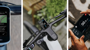 Garmin Edge Explore 2, Bosch Kiox en Bosch SmartphoneGrip op verschillende sturen als informatie en navigatieschermen