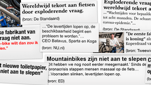 Grote schaarste door exploderende vraag naar fietsen