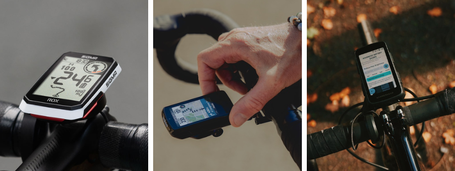 Sigma ROX 4.0, Wahoo Elemnt Bolt 3 en Hammerhead Karoo op verschillende sturen met eenvoudige knoppenbediening