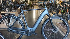 Comfortabel stad en land door fietsen op de Batavus Finez