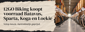 12GO Biking koopt voorraad Batavus, Sparta, KOGA en Loekie