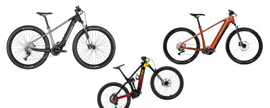 Alle elektrische mountainbikes