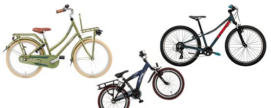 Alle kinderfietsen