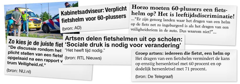 Artikelen mogelijke helmplicht