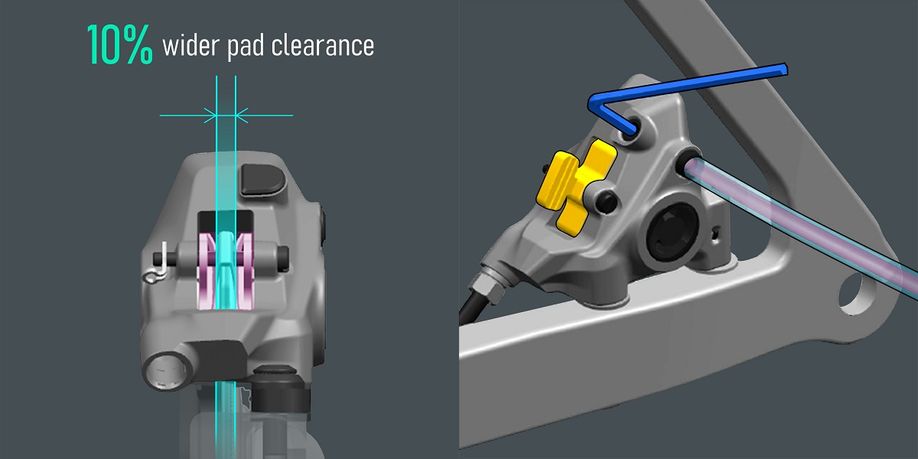 De remmen van Dura-Ace en Ultegra
