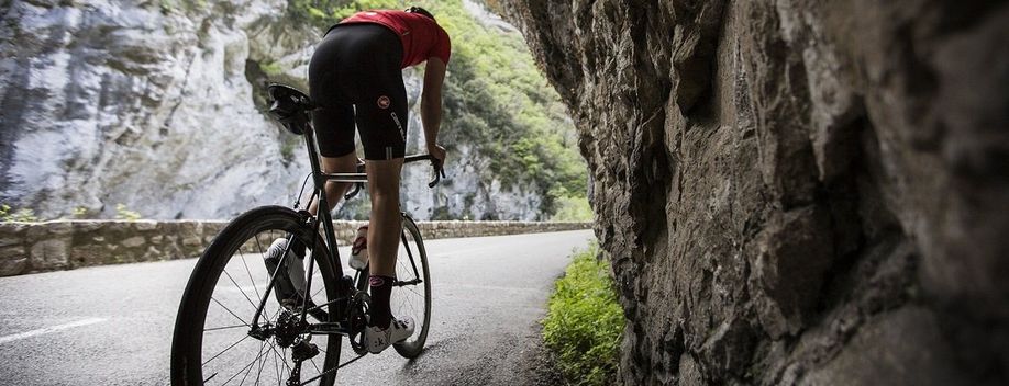 Broek van een wielrenner met Castelli