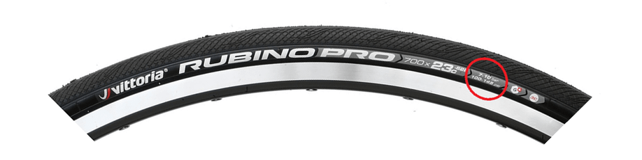 Vittoria Rubino Pro 700 x 23c band met 7-10 bar en 100-145 tpi