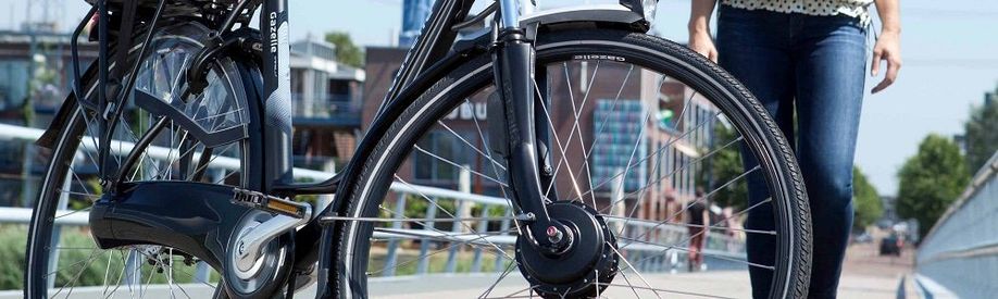 Elektrische fietsen met voorwielmotor