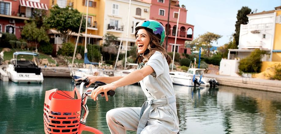 Hippe fietshelmen dames