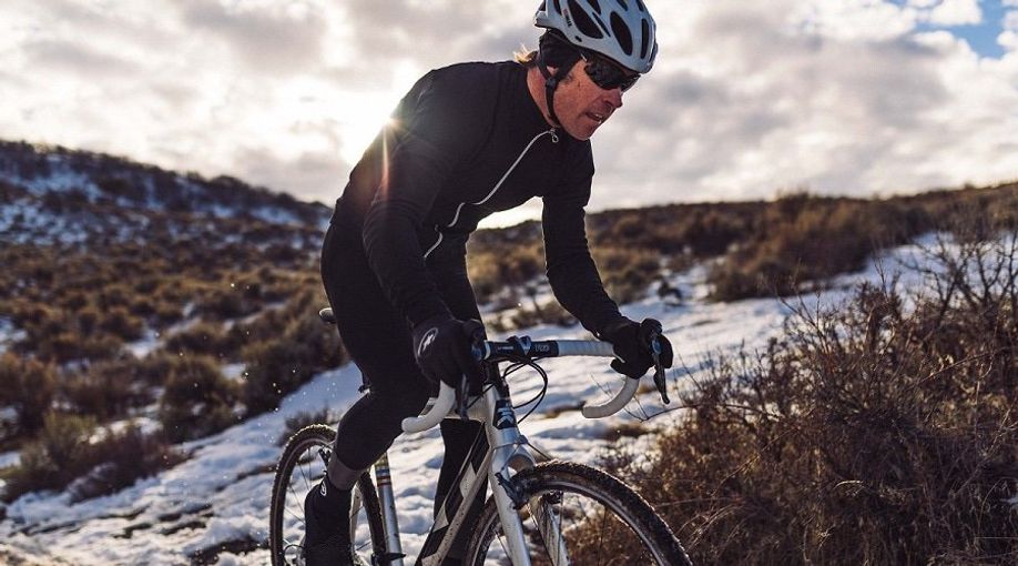 Lange fietsbroek sneeuw