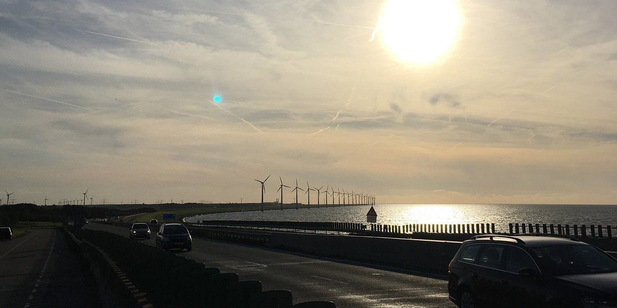 Ketelbrug fietsrondje ijsselmeer