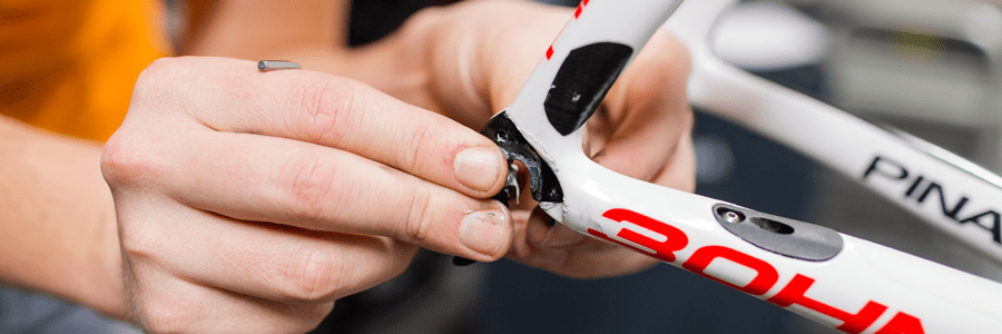 Derailleurpad monteren