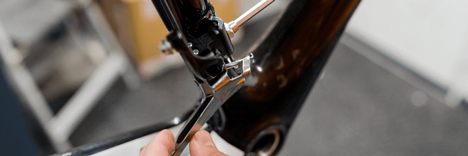 demonteren voorderailleur