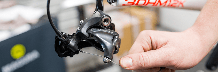 terugplaatsen kabel achterderailleur