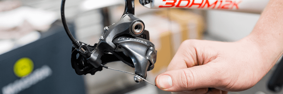 terugplaatsen kabel achterderailleur