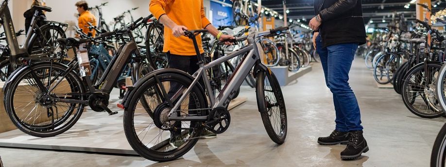 Stromer fiets met een achterwielmotor