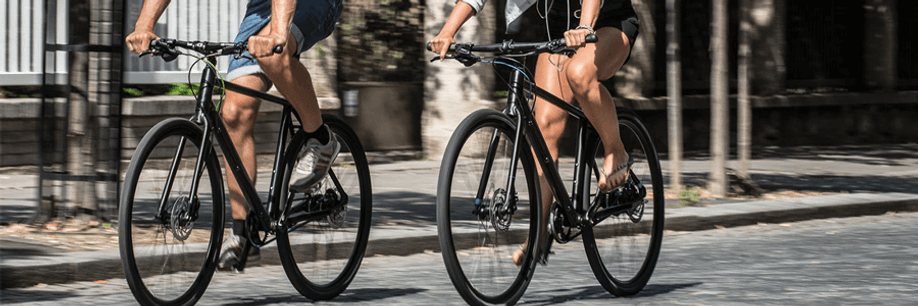 Cube (stad)fietsen met riemaandrijving