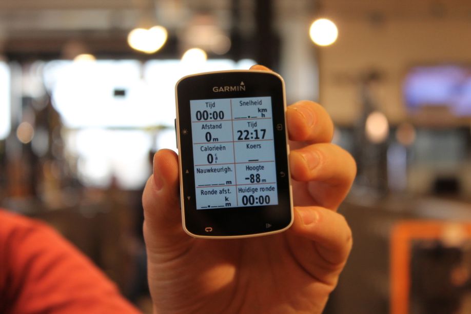 Gegevensvelden Edge 520