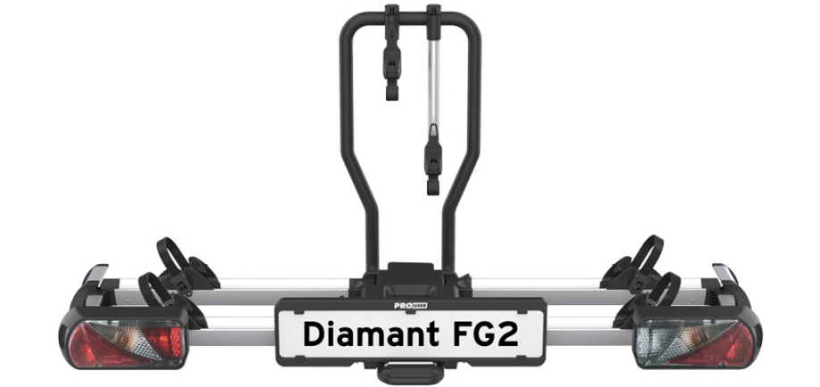 De Pro User Diamant FG2 fietsendrager vanaf de achterzijde