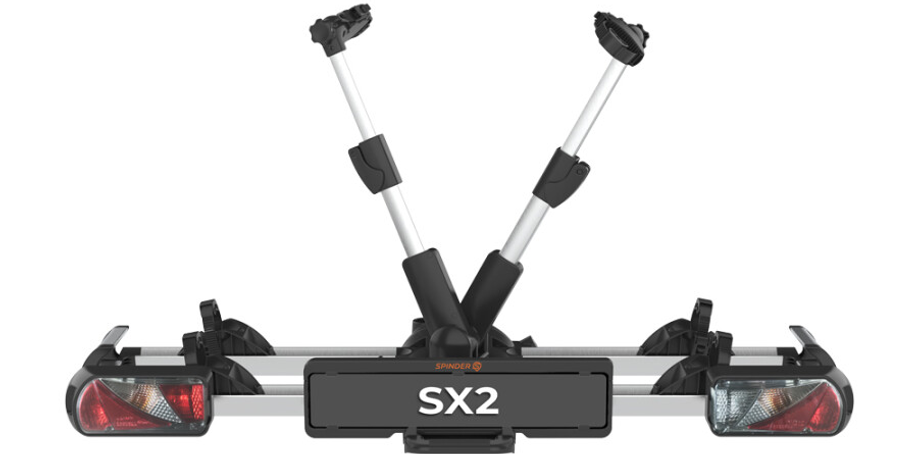 De Spinder SX2 fietsendrager vanaf de achterzijde