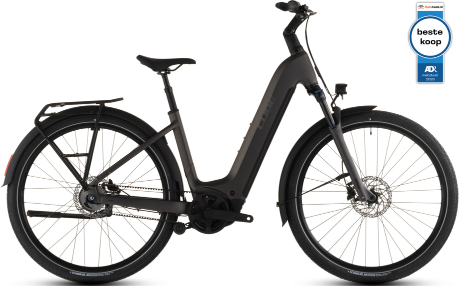 Cube Touring Hybrid Comfort SLX 800 met AD Fietstest Best Getest Label