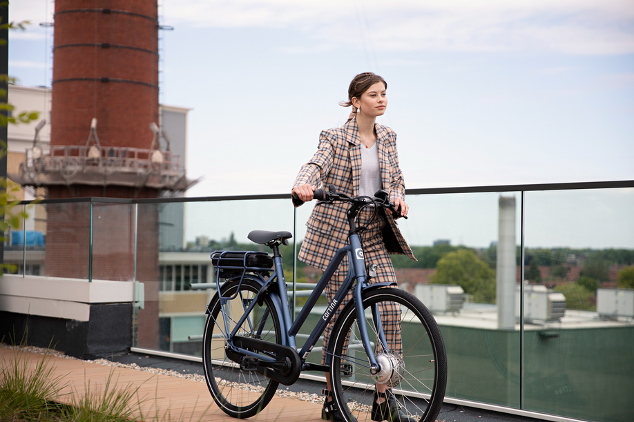 Cortina e-bike met voorwielmotor