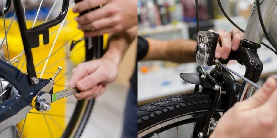 Bouten en moeren worden aangedraaid