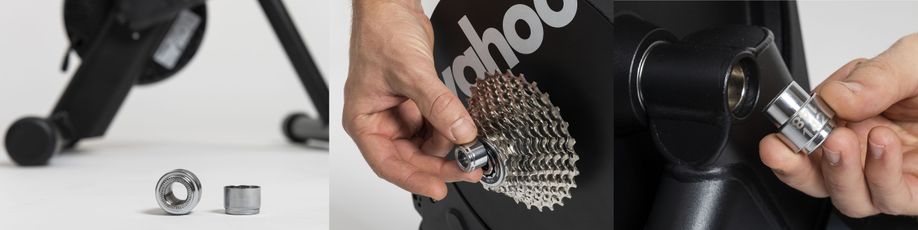 Cassette monteren op de trainer