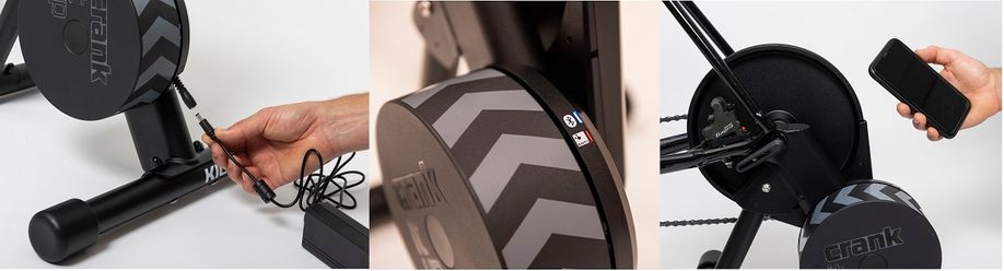 Trainer aanzetten en connecten met app