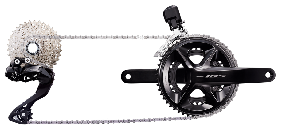 Shimano 105 Di2 groepset kopen bij 12GO Biking
